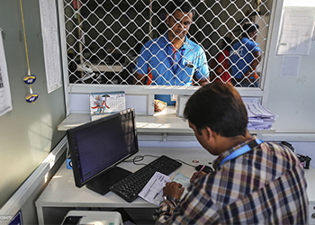 Man Behind Counters